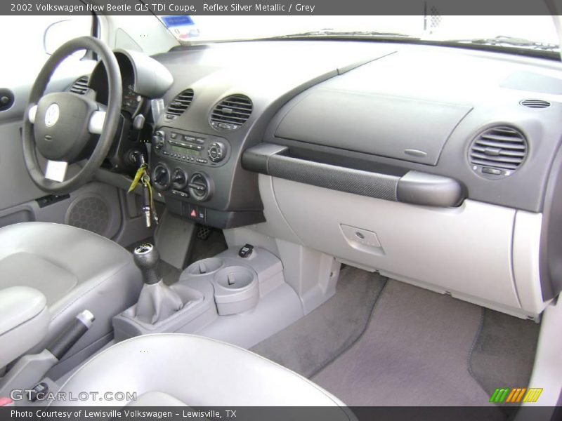 Reflex Silver Metallic / Grey 2002 Volkswagen New Beetle GLS TDI Coupe