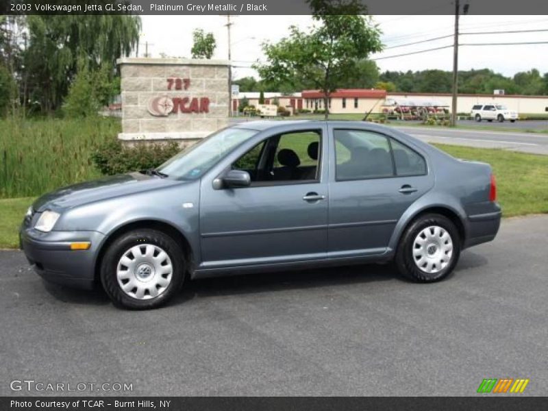 Platinum Grey Metallic / Black 2003 Volkswagen Jetta GL Sedan
