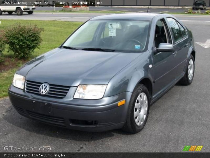 Platinum Grey Metallic / Black 2003 Volkswagen Jetta GL Sedan