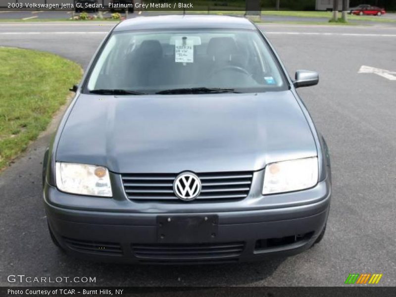 Platinum Grey Metallic / Black 2003 Volkswagen Jetta GL Sedan