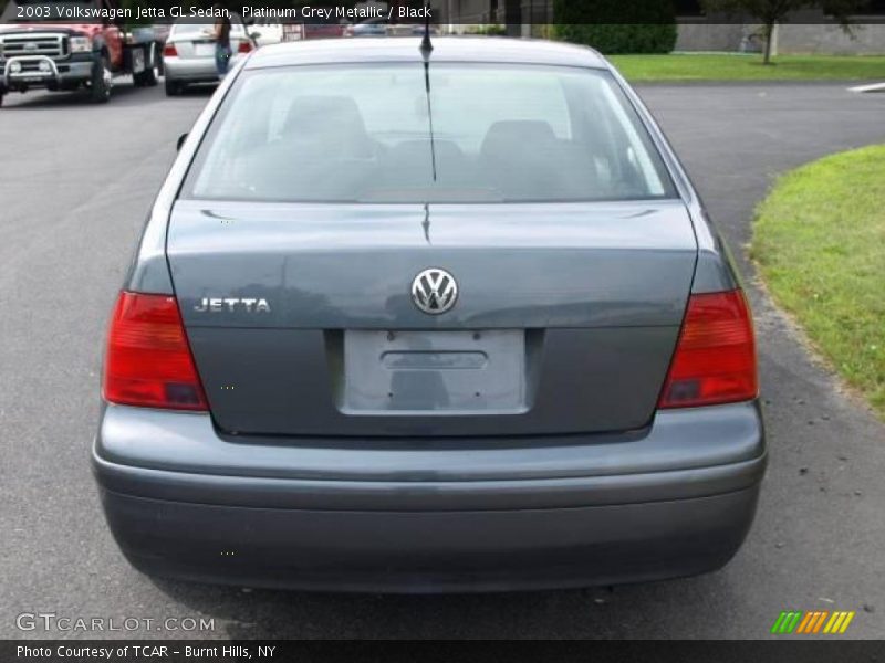 Platinum Grey Metallic / Black 2003 Volkswagen Jetta GL Sedan