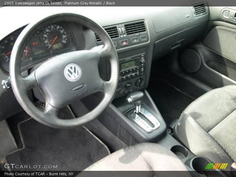 Platinum Grey Metallic / Black 2003 Volkswagen Jetta GL Sedan