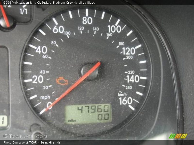 Platinum Grey Metallic / Black 2003 Volkswagen Jetta GL Sedan