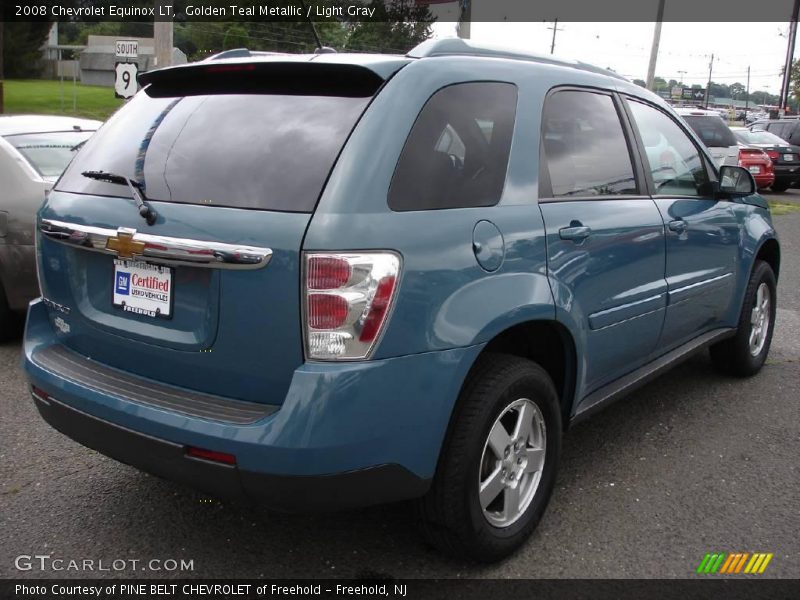 Golden Teal Metallic / Light Gray 2008 Chevrolet Equinox LT