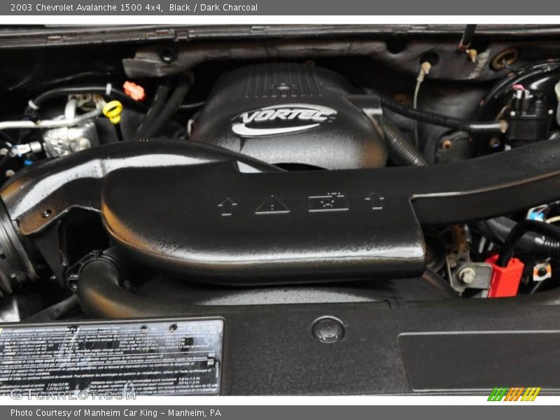 Black / Dark Charcoal 2003 Chevrolet Avalanche 1500 4x4