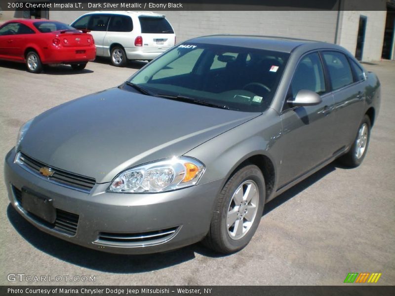 Dark Silver Metallic / Ebony Black 2008 Chevrolet Impala LT