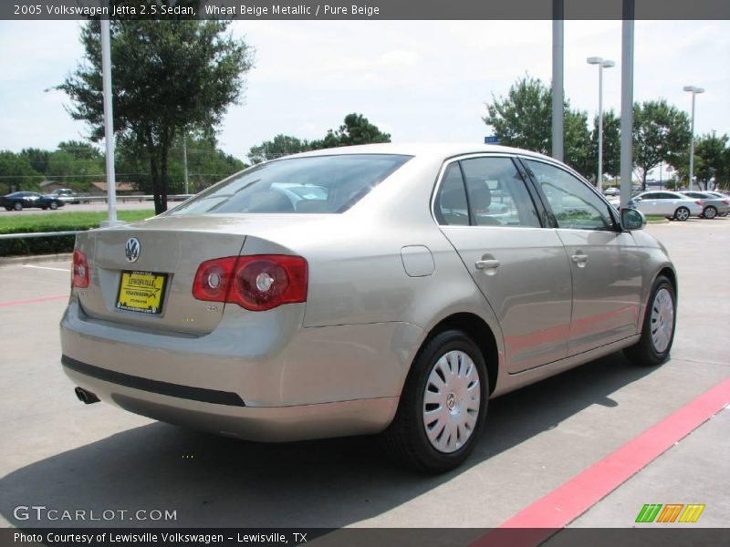 Wheat Beige Metallic / Pure Beige 2005 Volkswagen Jetta 2.5 Sedan