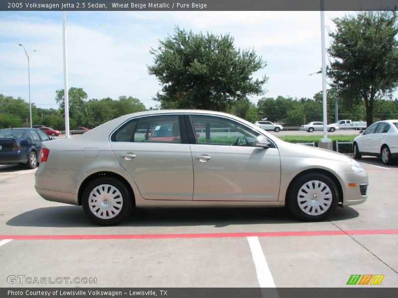 Wheat Beige Metallic / Pure Beige 2005 Volkswagen Jetta 2.5 Sedan