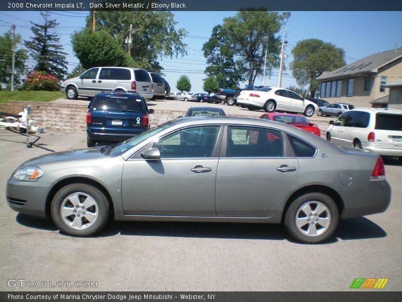 Dark Silver Metallic / Ebony Black 2008 Chevrolet Impala LT
