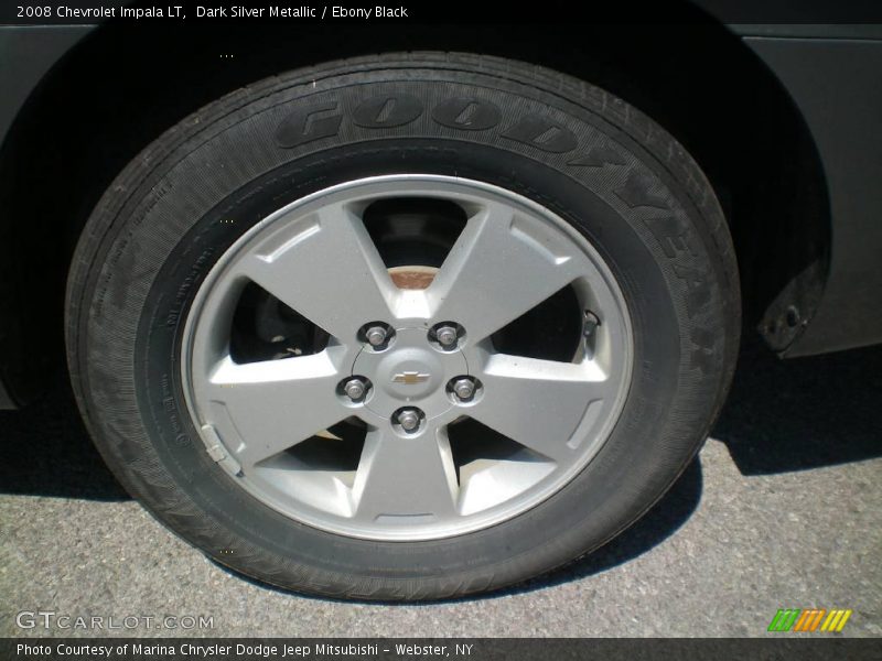 Dark Silver Metallic / Ebony Black 2008 Chevrolet Impala LT