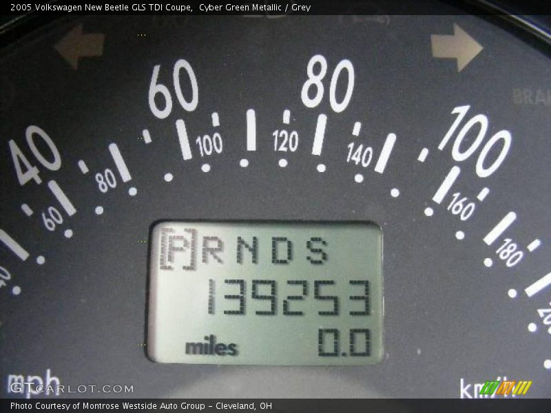 Cyber Green Metallic / Grey 2005 Volkswagen New Beetle GLS TDI Coupe