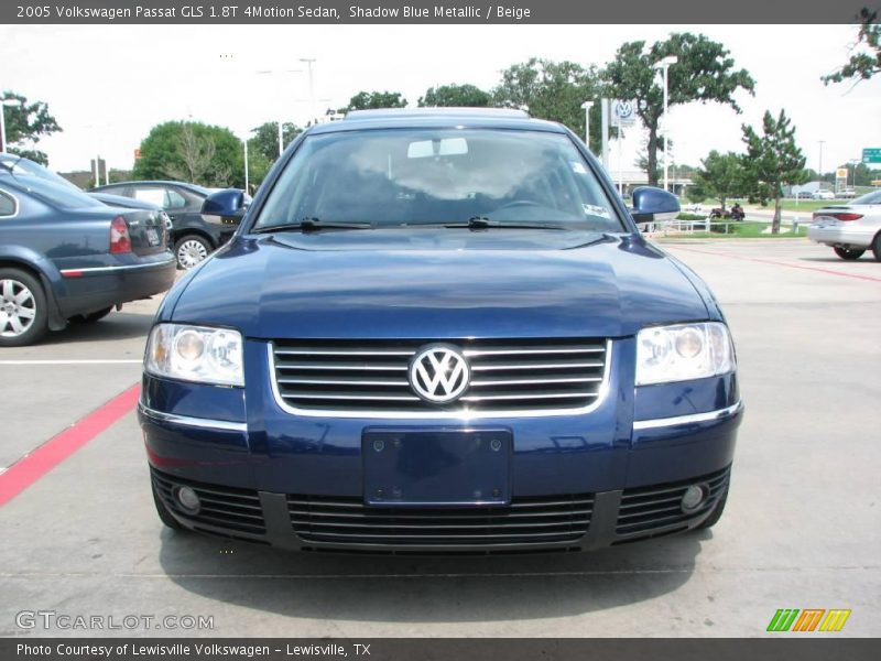 Shadow Blue Metallic / Beige 2005 Volkswagen Passat GLS 1.8T 4Motion Sedan