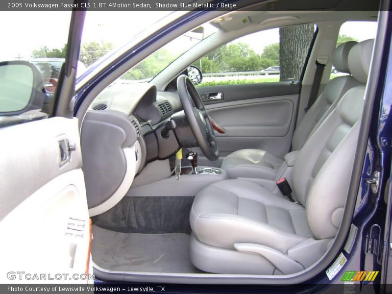 Shadow Blue Metallic / Beige 2005 Volkswagen Passat GLS 1.8T 4Motion Sedan