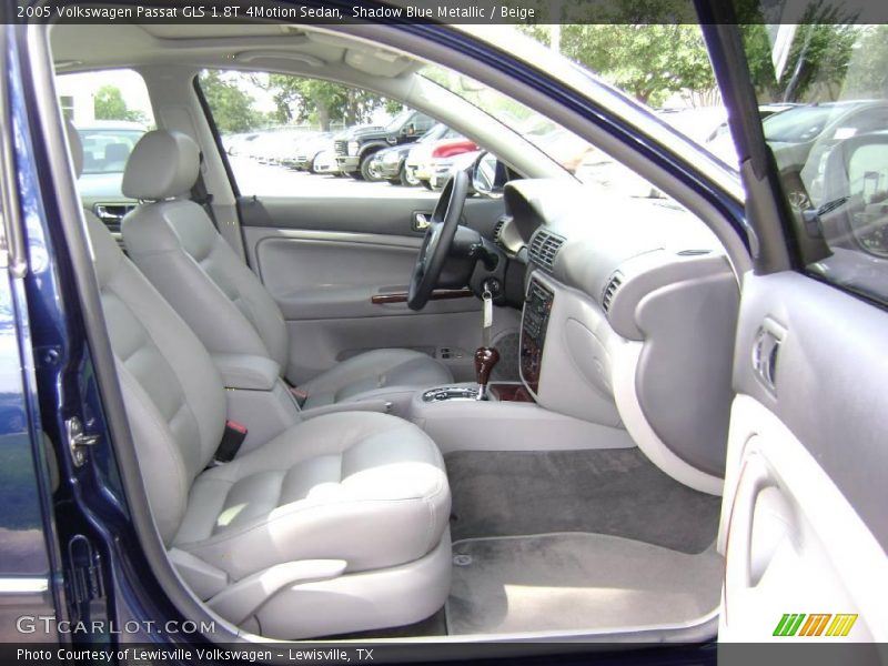 Shadow Blue Metallic / Beige 2005 Volkswagen Passat GLS 1.8T 4Motion Sedan
