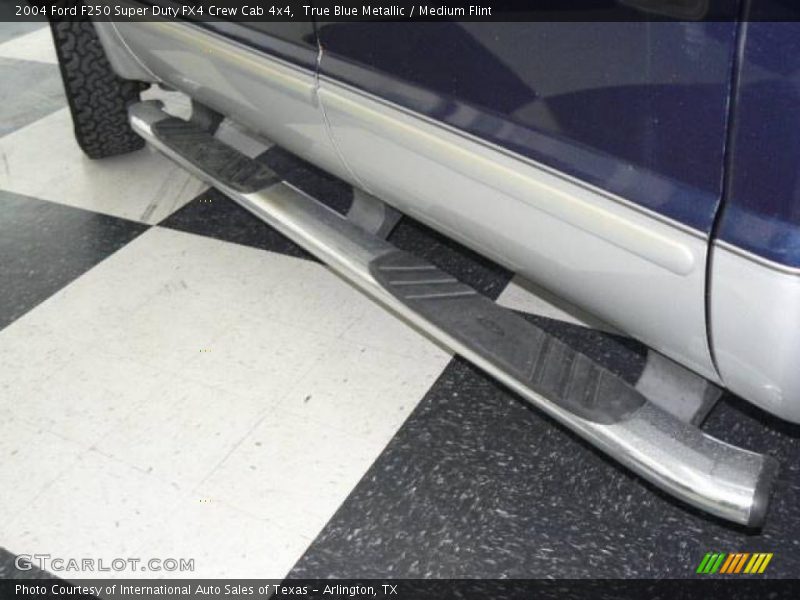 True Blue Metallic / Medium Flint 2004 Ford F250 Super Duty FX4 Crew Cab 4x4