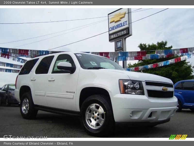 Summit White / Light Cashmere 2009 Chevrolet Tahoe LT 4x4