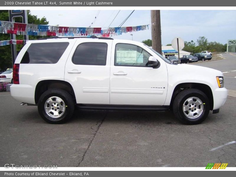 Summit White / Light Cashmere 2009 Chevrolet Tahoe LT 4x4