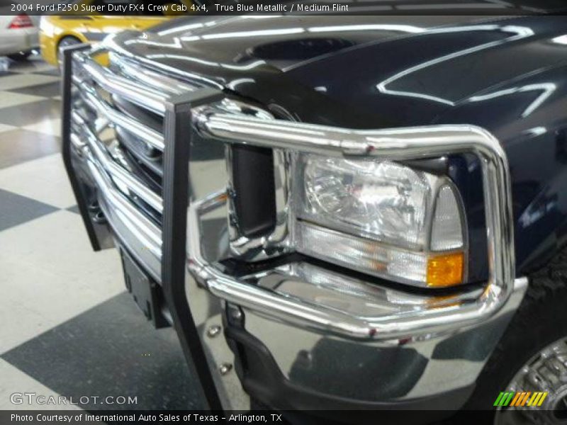 True Blue Metallic / Medium Flint 2004 Ford F250 Super Duty FX4 Crew Cab 4x4