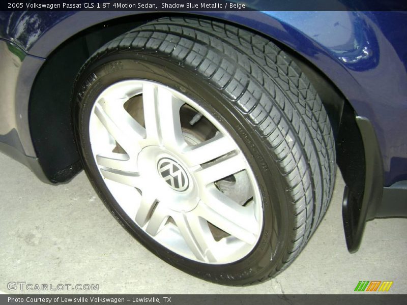 Shadow Blue Metallic / Beige 2005 Volkswagen Passat GLS 1.8T 4Motion Sedan