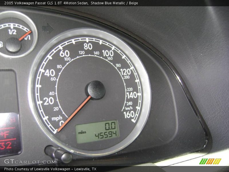 Shadow Blue Metallic / Beige 2005 Volkswagen Passat GLS 1.8T 4Motion Sedan