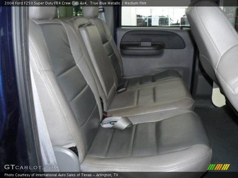 True Blue Metallic / Medium Flint 2004 Ford F250 Super Duty FX4 Crew Cab 4x4