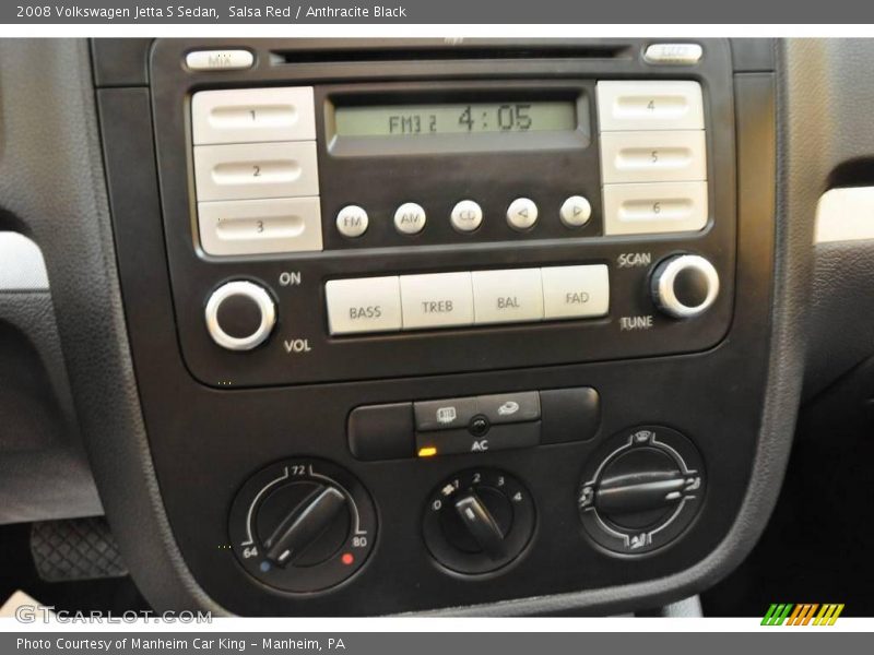 Salsa Red / Anthracite Black 2008 Volkswagen Jetta S Sedan