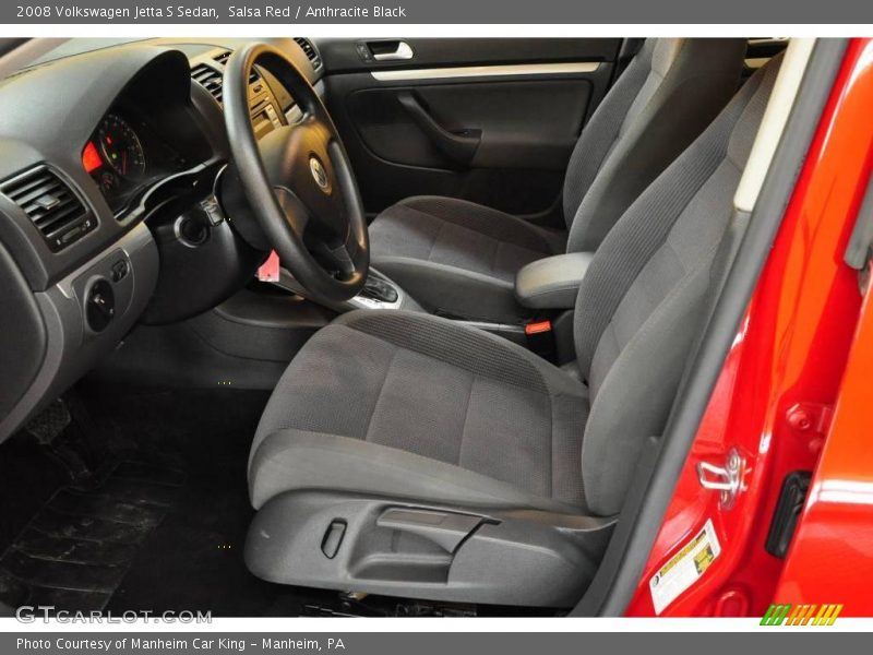 Salsa Red / Anthracite Black 2008 Volkswagen Jetta S Sedan