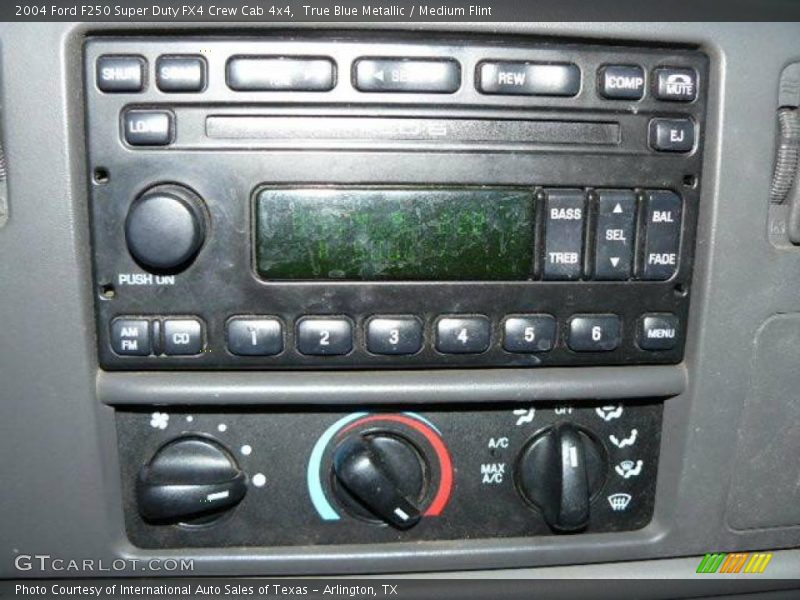 True Blue Metallic / Medium Flint 2004 Ford F250 Super Duty FX4 Crew Cab 4x4