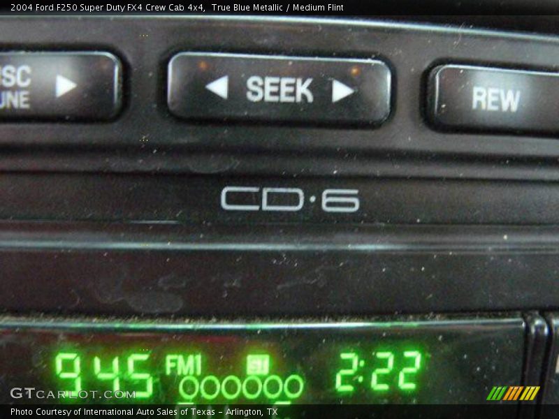 True Blue Metallic / Medium Flint 2004 Ford F250 Super Duty FX4 Crew Cab 4x4