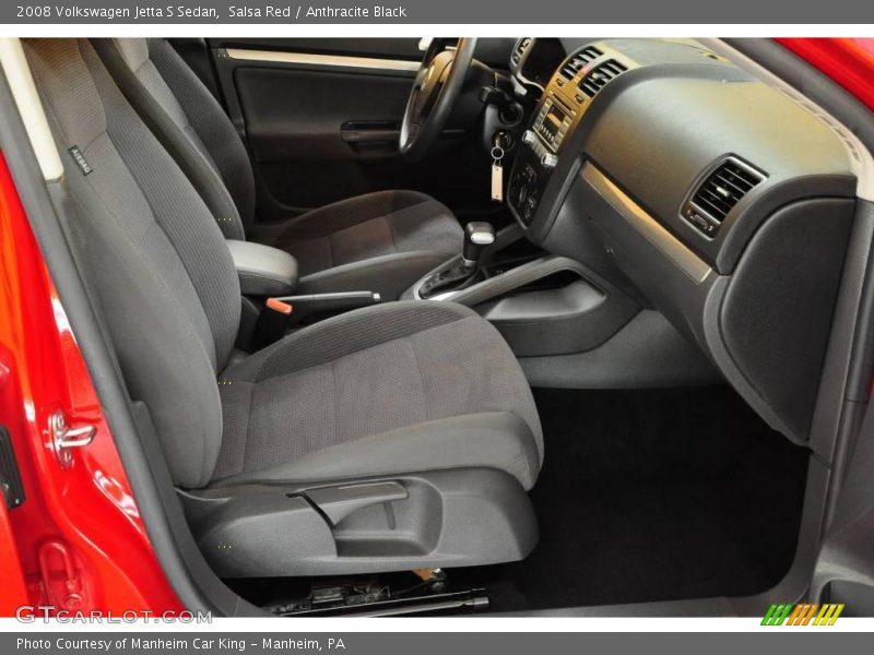 Salsa Red / Anthracite Black 2008 Volkswagen Jetta S Sedan