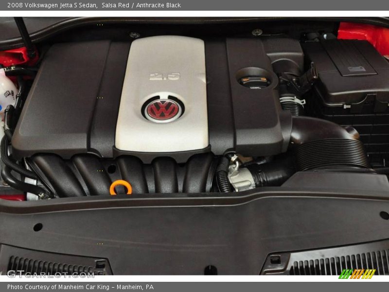 Salsa Red / Anthracite Black 2008 Volkswagen Jetta S Sedan