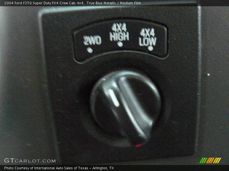 True Blue Metallic / Medium Flint 2004 Ford F250 Super Duty FX4 Crew Cab 4x4