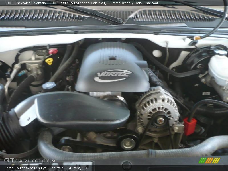 Summit White / Dark Charcoal 2007 Chevrolet Silverado 1500 Classic LS Extended Cab 4x4