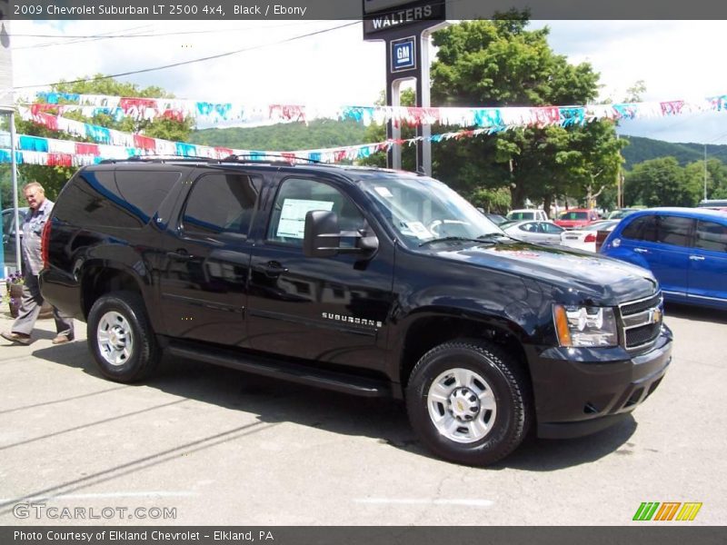 Black / Ebony 2009 Chevrolet Suburban LT 2500 4x4