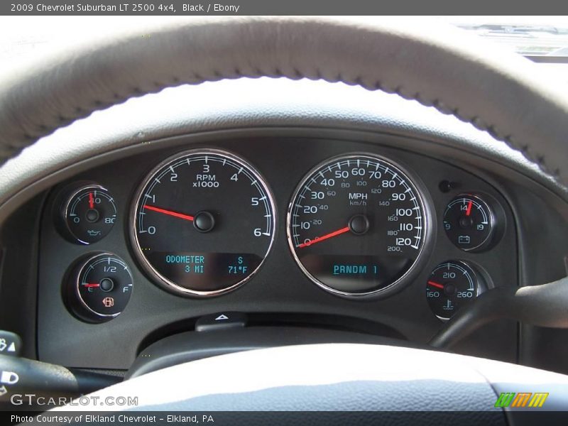 Black / Ebony 2009 Chevrolet Suburban LT 2500 4x4