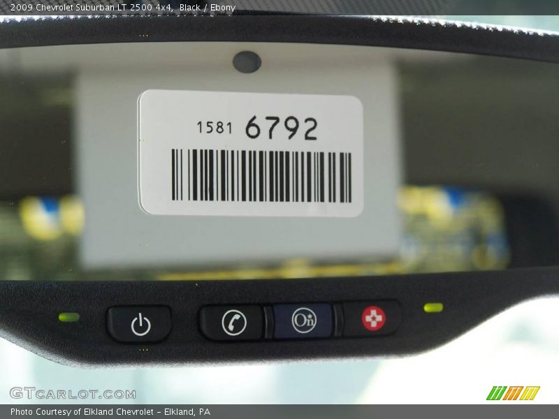 Black / Ebony 2009 Chevrolet Suburban LT 2500 4x4