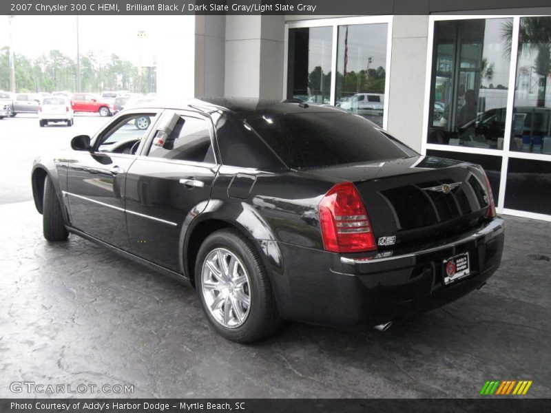 Brilliant Black / Dark Slate Gray/Light Slate Gray 2007 Chrysler 300 C HEMI