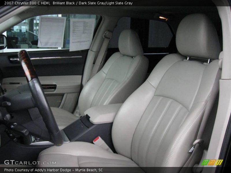 Brilliant Black / Dark Slate Gray/Light Slate Gray 2007 Chrysler 300 C HEMI