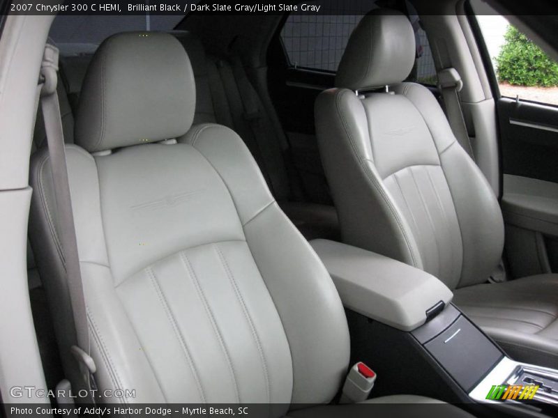 Brilliant Black / Dark Slate Gray/Light Slate Gray 2007 Chrysler 300 C HEMI