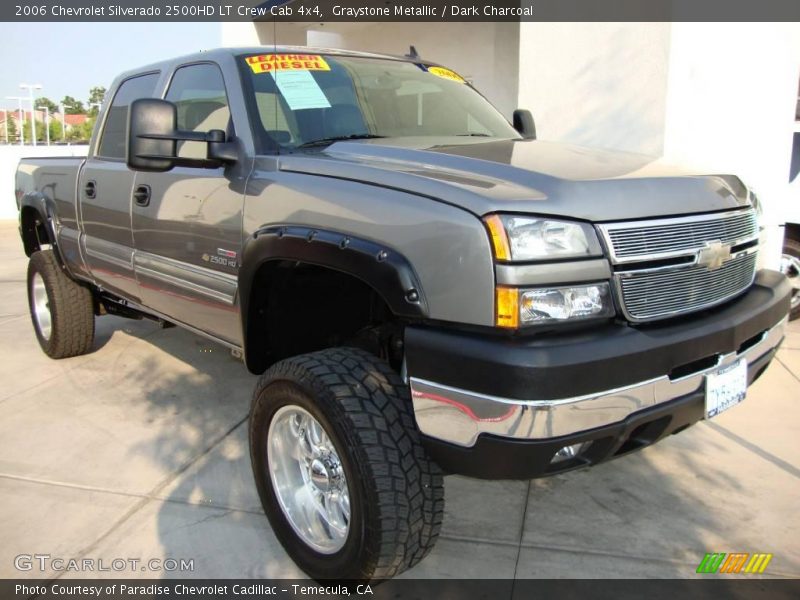 Graystone Metallic / Dark Charcoal 2006 Chevrolet Silverado 2500HD LT Crew Cab 4x4