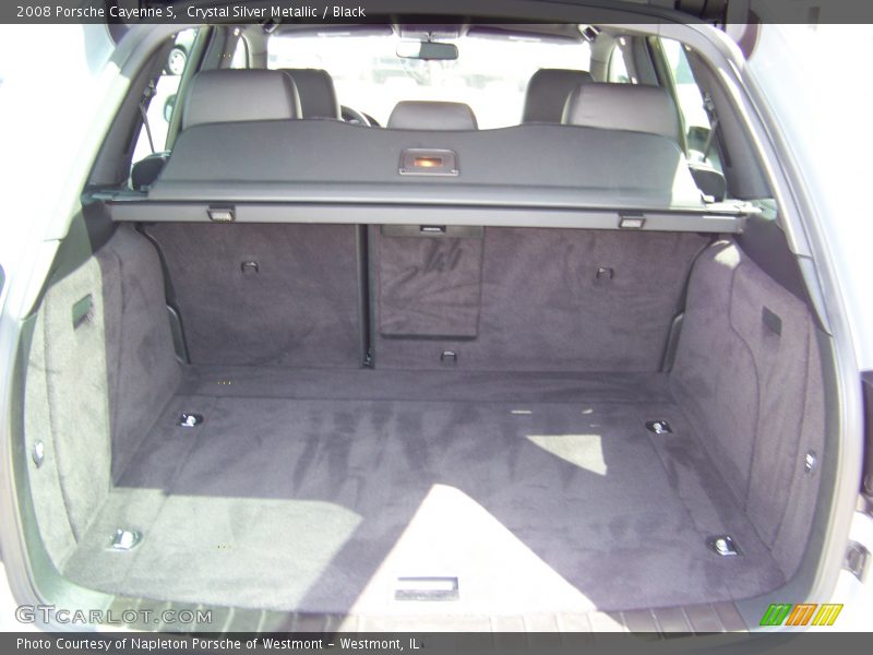 Crystal Silver Metallic / Black 2008 Porsche Cayenne S