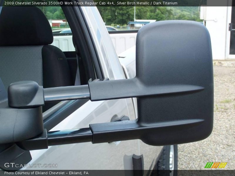 Silver Birch Metallic / Dark Titanium 2009 Chevrolet Silverado 3500HD Work Truck Regular Cab 4x4