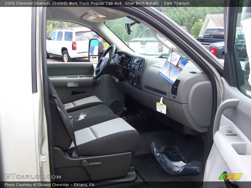 Silver Birch Metallic / Dark Titanium 2009 Chevrolet Silverado 3500HD Work Truck Regular Cab 4x4