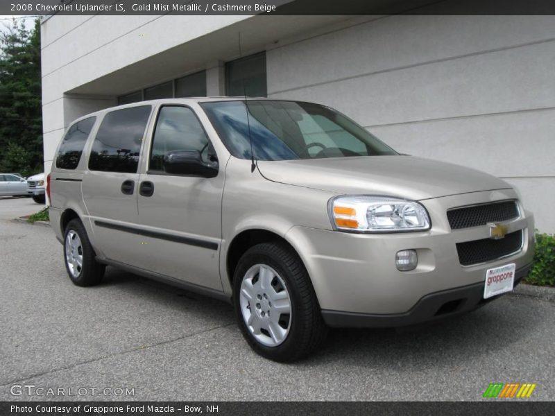 Gold Mist Metallic / Cashmere Beige 2008 Chevrolet Uplander LS