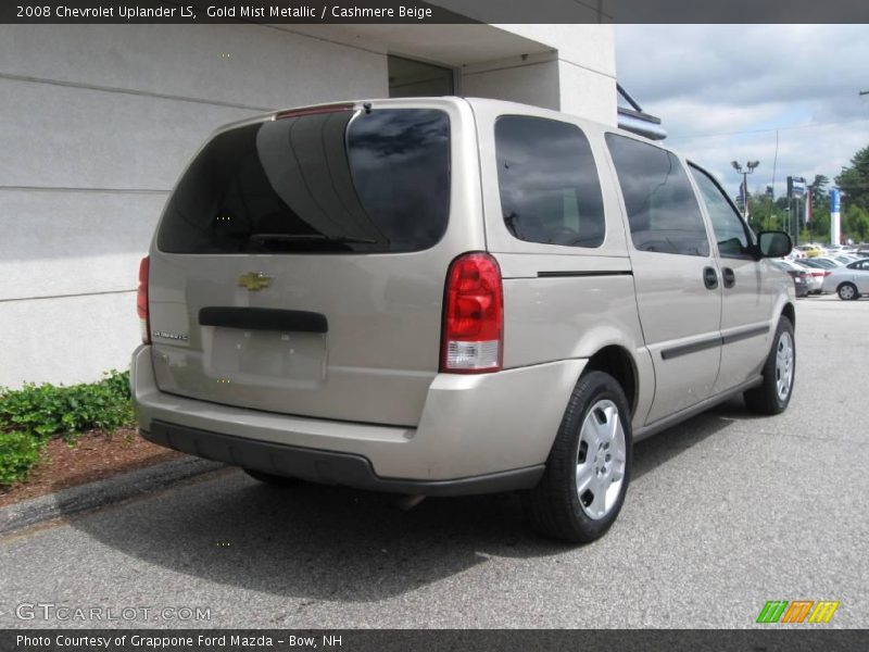 Gold Mist Metallic / Cashmere Beige 2008 Chevrolet Uplander LS