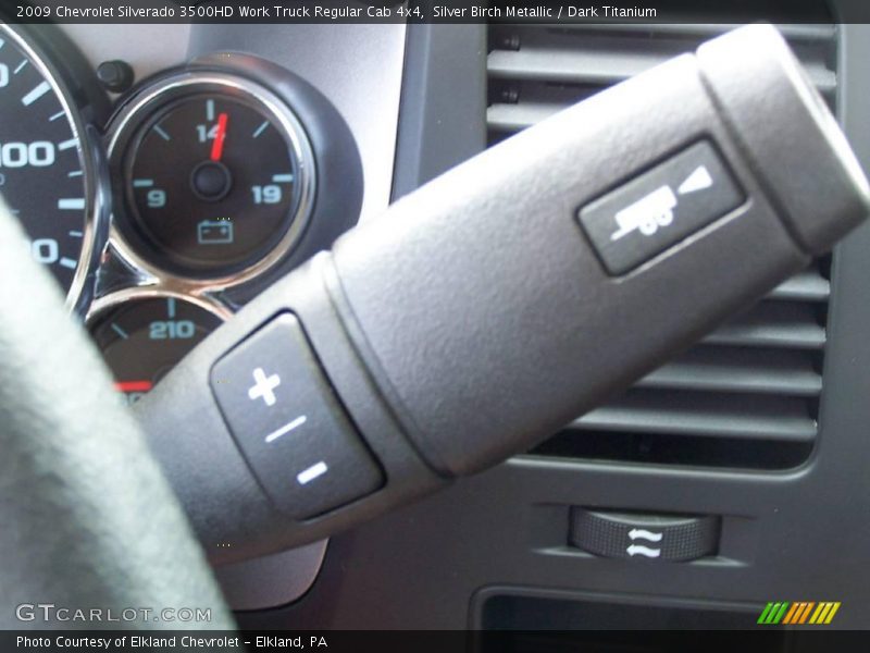 Silver Birch Metallic / Dark Titanium 2009 Chevrolet Silverado 3500HD Work Truck Regular Cab 4x4