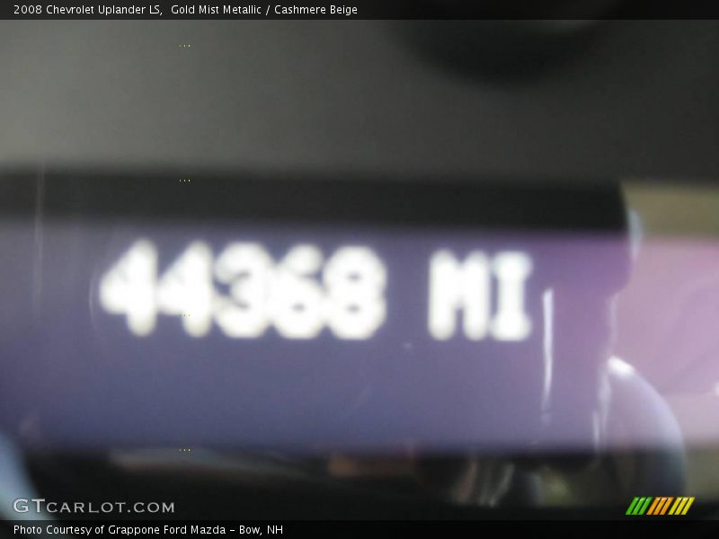 Gold Mist Metallic / Cashmere Beige 2008 Chevrolet Uplander LS