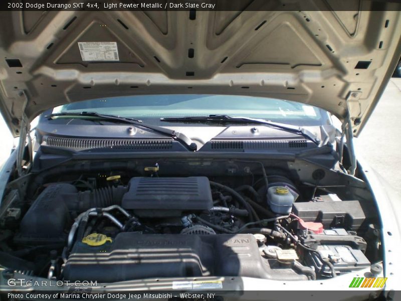 Light Pewter Metallic / Dark Slate Gray 2002 Dodge Durango SXT 4x4