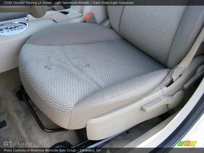 Light Sandstone Metallic / Dark Khaki/Light Graystone 2008 Chrysler Sebring LX Sedan