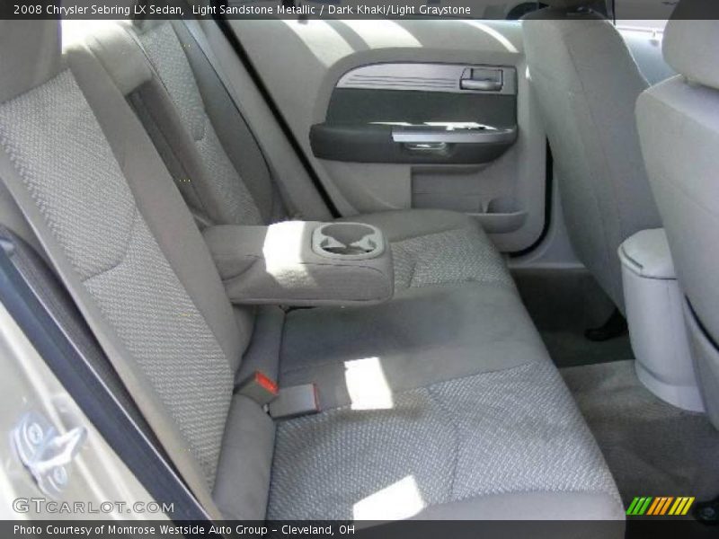 Light Sandstone Metallic / Dark Khaki/Light Graystone 2008 Chrysler Sebring LX Sedan